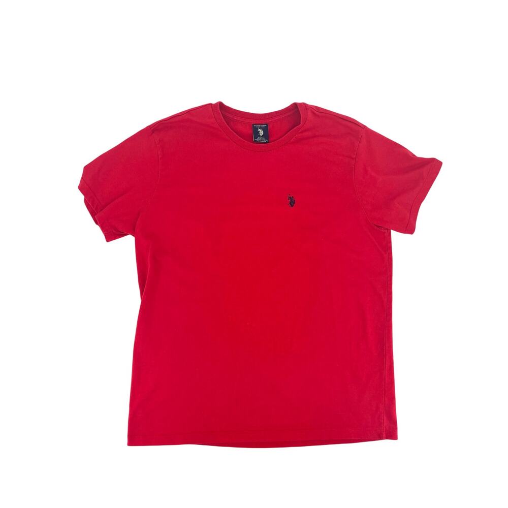 Ralph Lauren Polo Association Men's L Cotton Blend Red Short Sleeve T-shirt Crew